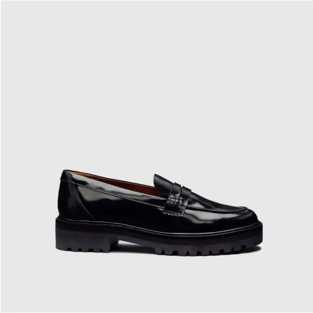 Reformation Agathea Loafer Black